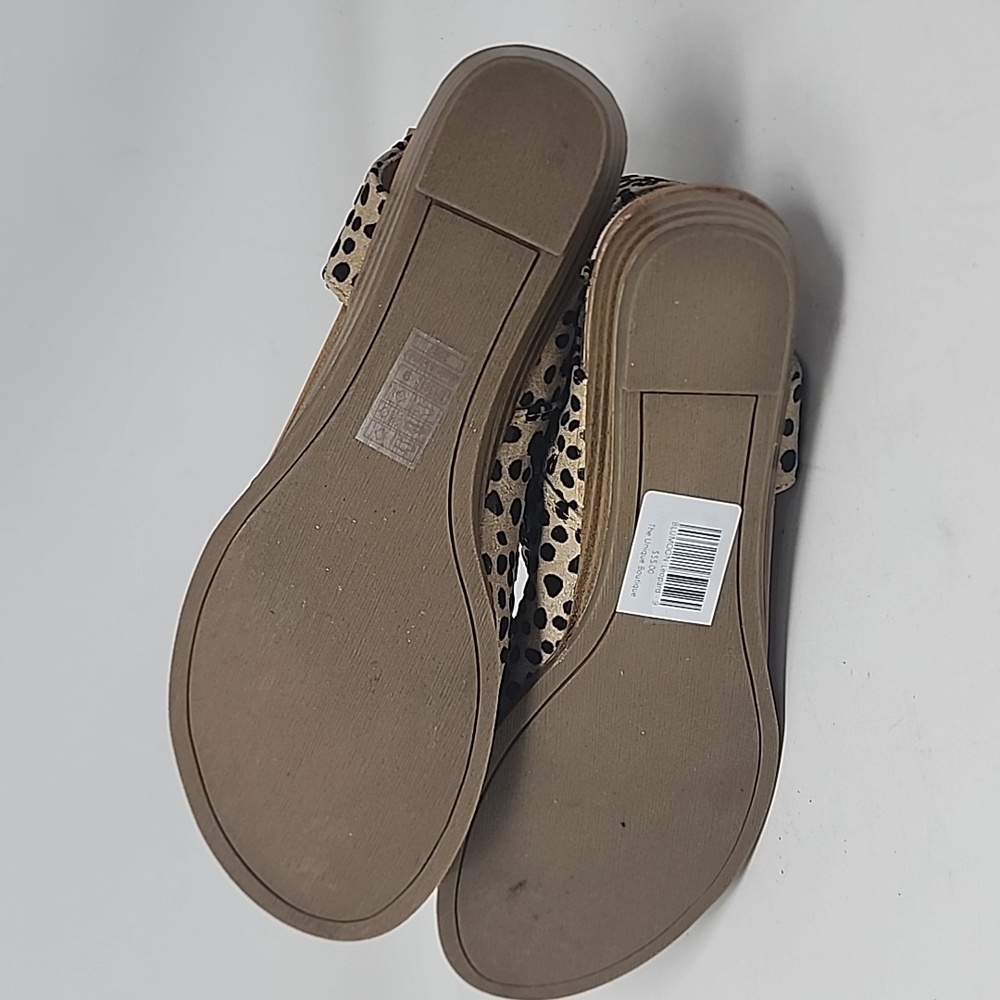 Blowfish Women's Tan and Black SANDALS BLU MOON ONE  Size 10 Left - Picture 5 of 6